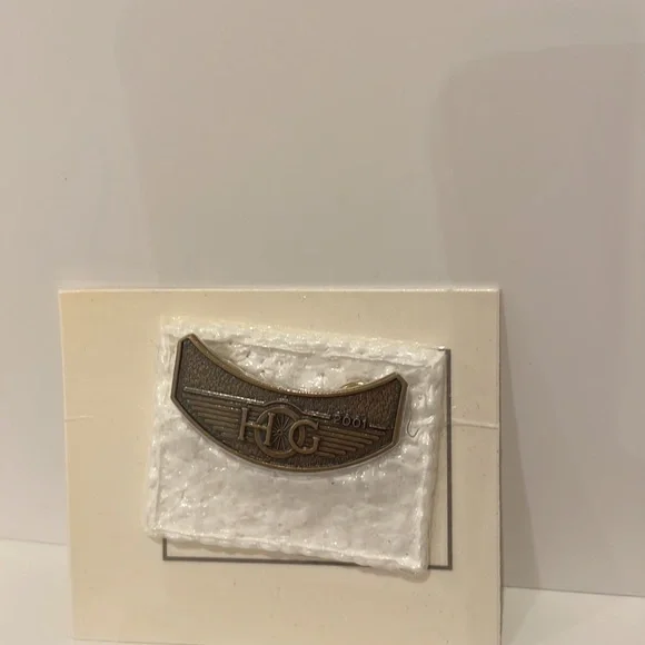 2001 Harley Davidson HOG Jacket Vest Patch and Pin Badge Motorcycle Collectible - Picture 4 of 7